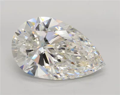 31.08ct G VS1 Rare Carat Ideal Cut Pear Lab Grown Diamond