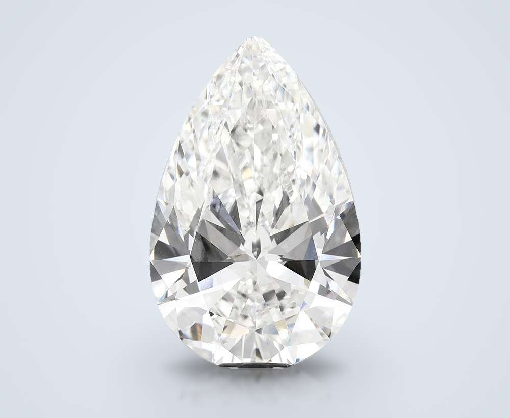 14.09ct F VS1 Rare Carat Ideal Cut Pear Lab Grown Diamond