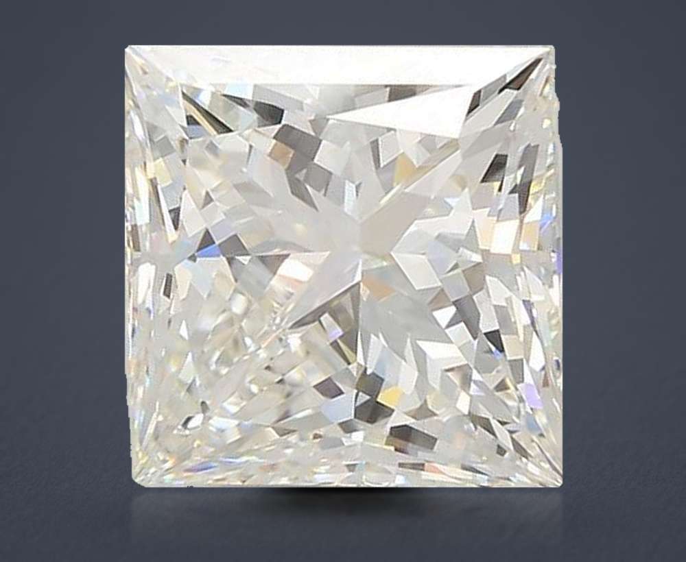 5.56ct G VS1 Rare Carat Ideal Cut Princess Lab Grown Diamond