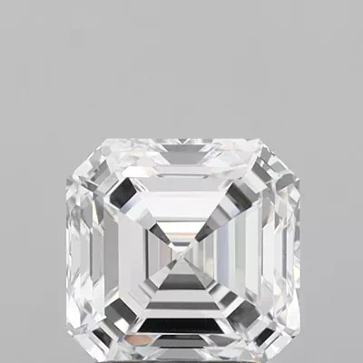 2.03ct E VS2 Excellent Cut Asscher Lab Grown Diamond