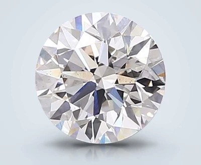 2.57ct H VS2 Excellent Cut Round Lab Grown Diamond