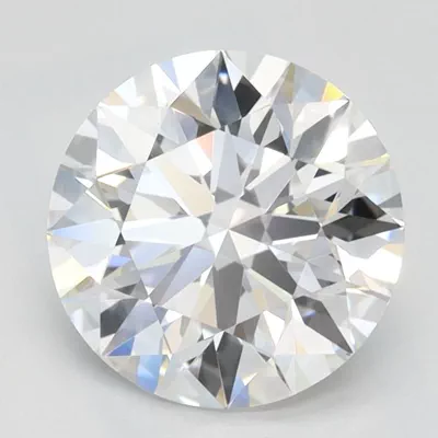 2.07ct D IF Rare Carat Ideal Cut Round Lab Grown Diamond