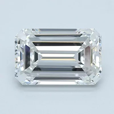 3.00ct F VS1 Rare Carat Ideal Cut Emerald Lab Grown Diamond