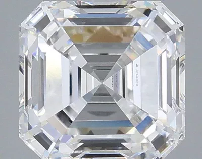 3.05ct D VS1 Excellent Cut Asscher Lab Grown Diamond