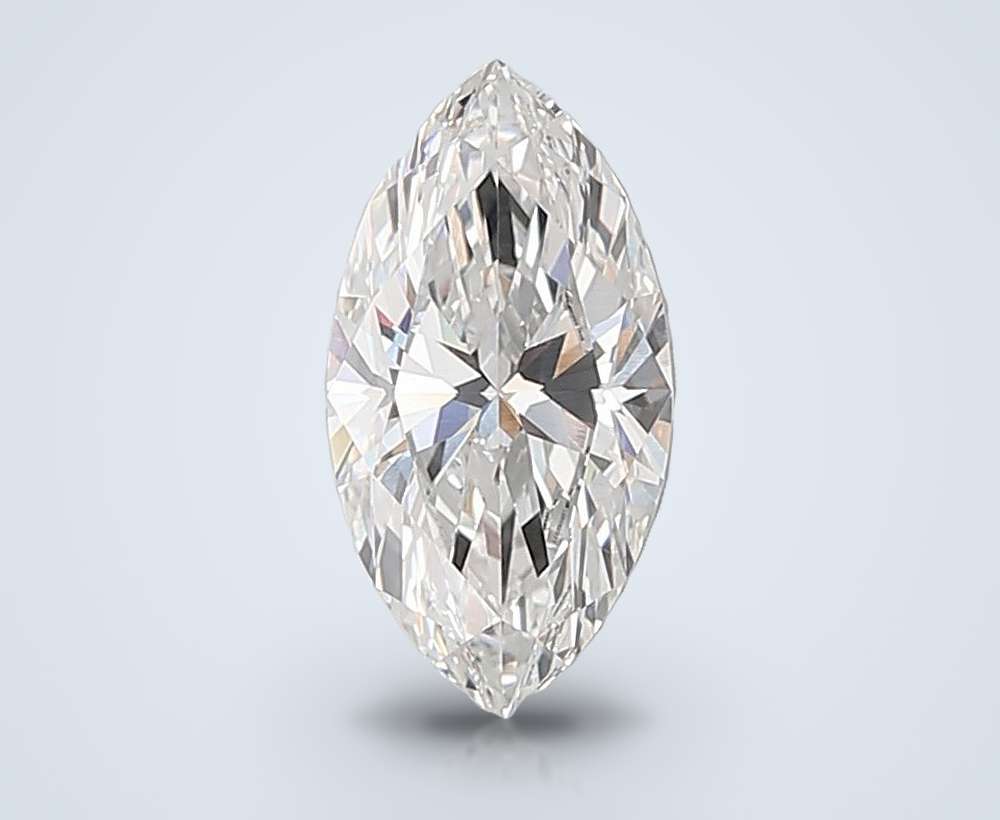 3.04ct F VVS2 Rare Carat Ideal Cut Marquise Lab Grown Diamond