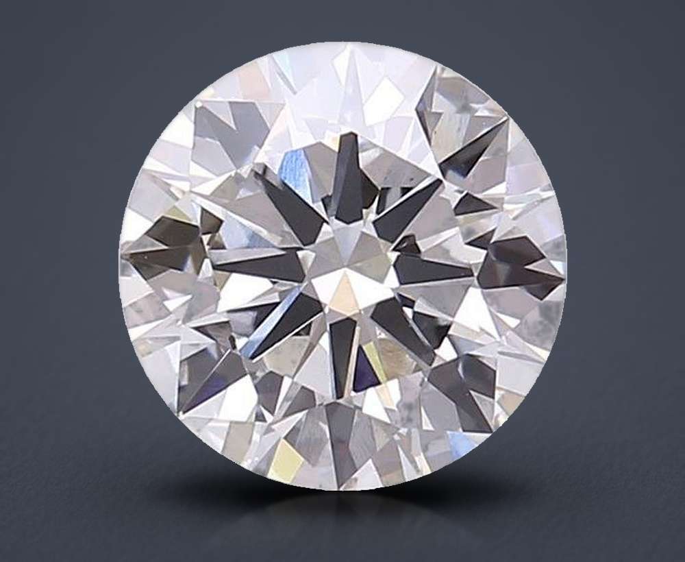 2.52ct F VS2 Rare Carat Ideal Cut Round Lab Grown Diamond