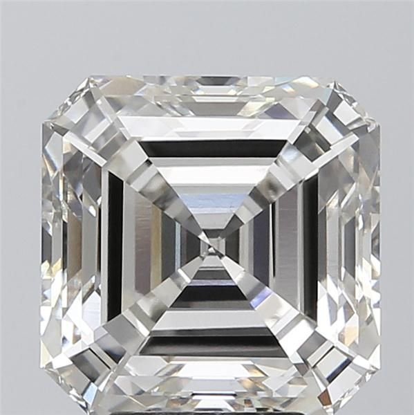 6.31ct H VVS2 Rare Carat Ideal Cut Asscher Lab Grown Diamond