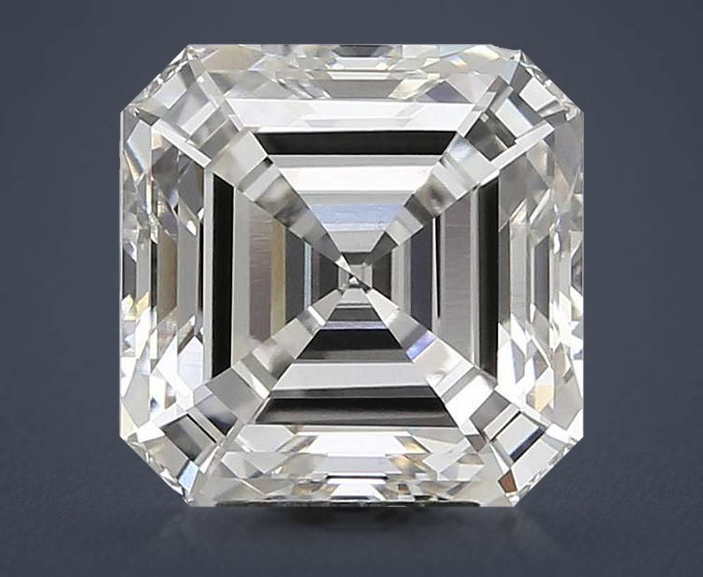 6.31ct H VVS2 Rare Carat Ideal Cut Asscher Lab Grown Diamond