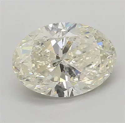 4.01ct I SI2 Rare Carat Ideal Cut Oval Diamond