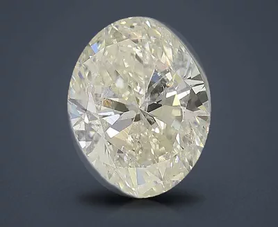 4.01ct I SI2 Rare Carat Ideal Cut Oval Diamond