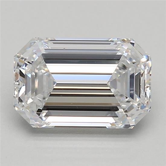 1.43ct D SI1 Excellent Cut Emerald Lab Grown Diamond