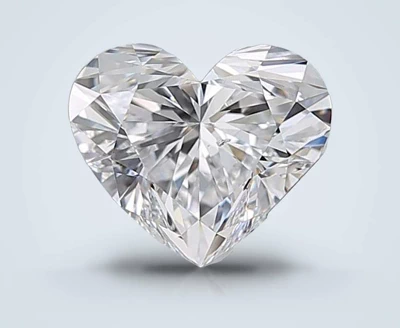 1.01ct D SI1 Rare Carat Ideal Cut Heart Diamond
