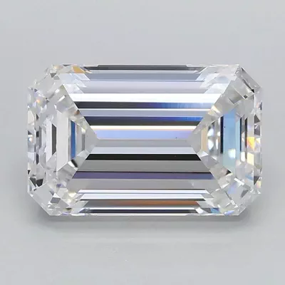 2.04ct D VS1 Rare Carat Ideal Cut Emerald Lab Grown Diamond