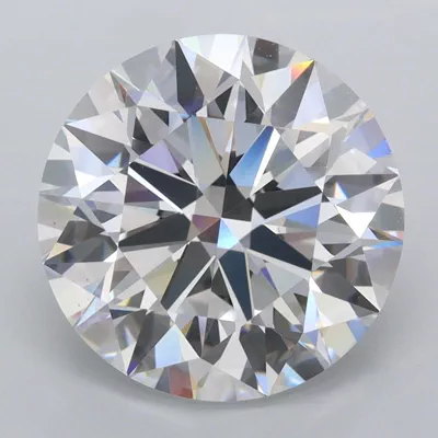 5.15ct D FL Rare Carat Ideal Cut Round Lab Grown Diamond