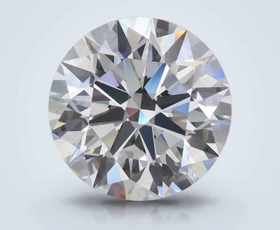 5.15ct D FL Rare Carat Ideal Cut Round Lab Grown Diamond