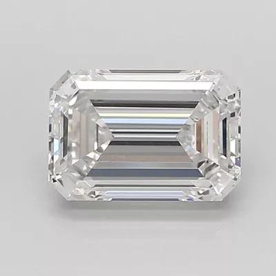 2.59ct E VS1 Very Good Cut Emerald Lab Grown Diamond