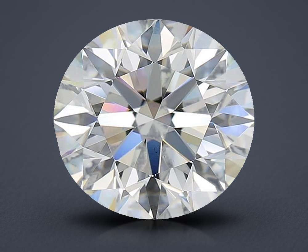 3.03ct J VS1 Excellent Cut Round Diamond