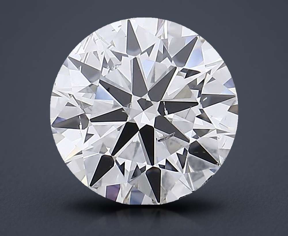 1.74ct D SI2 Rare Carat Ideal Cut Round Lab Grown Diamond