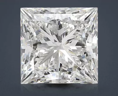 6.40ct G VS1 Rare Carat Ideal Cut Princess Lab Grown Diamond