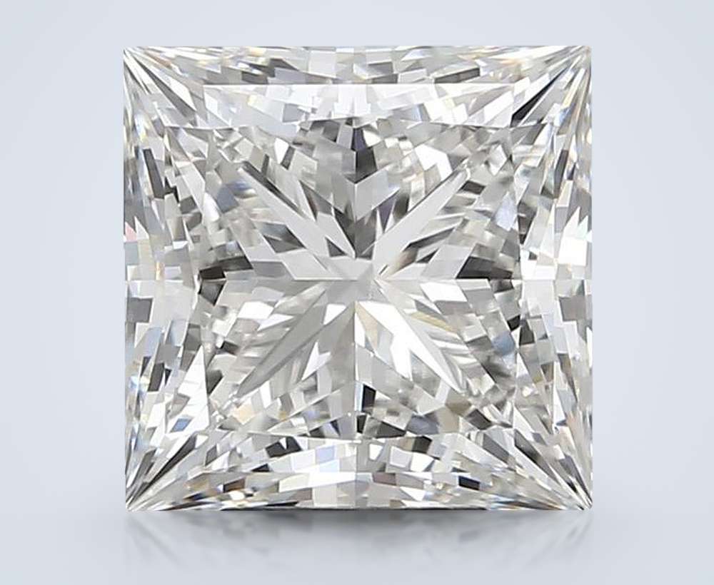 6.40ct G VS1 Rare Carat Ideal Cut Princess Lab Grown Diamond