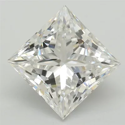 2.54ct E VS1 Rare Carat Ideal Cut Princess Lab Grown Diamond
