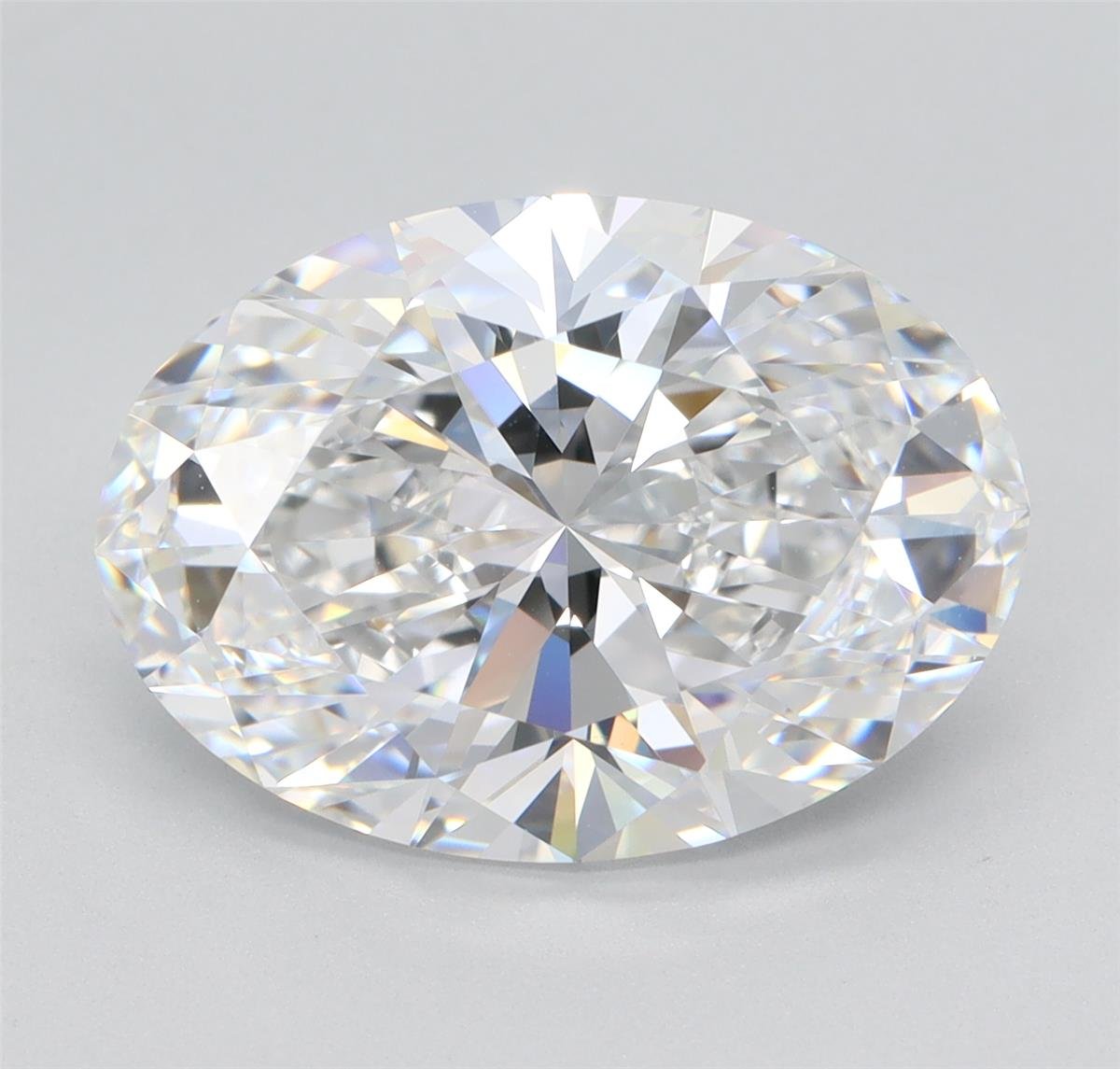 5.05ct E VVS2 Rare Carat Ideal Cut Oval Lab Grown Diamond