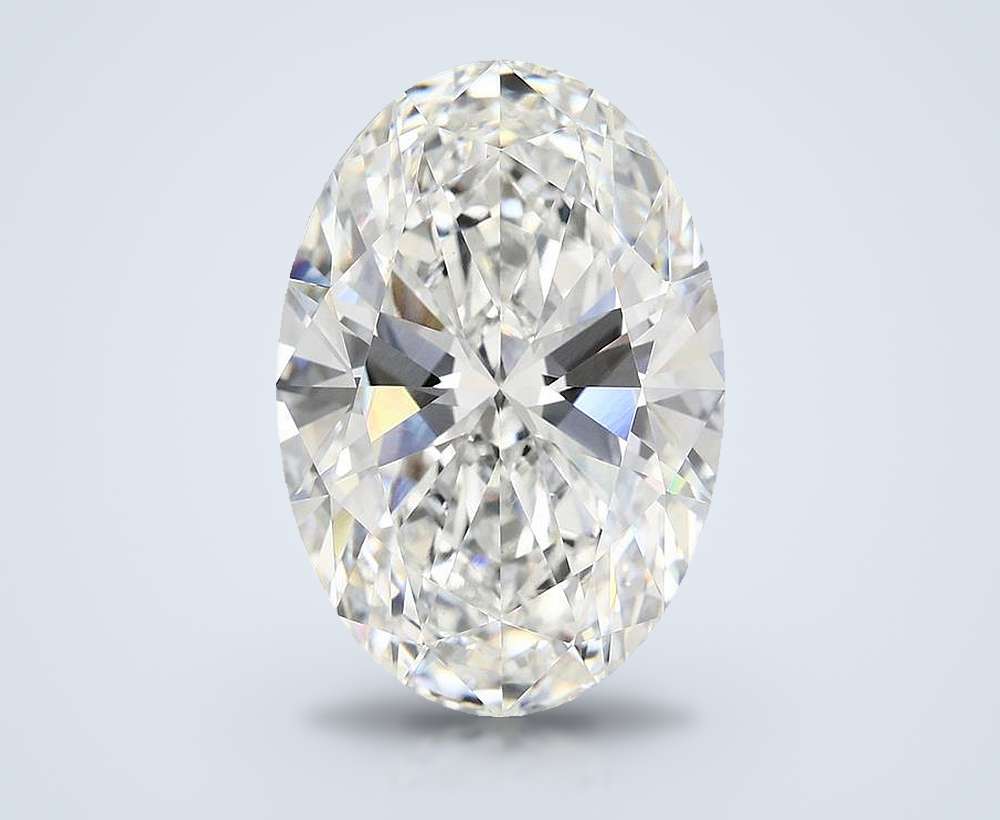10.12ct F VVS2 Rare Carat Ideal Cut Oval Lab Grown Diamond