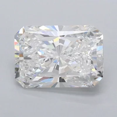1.08ct D VVS2 Very Good Cut Radiant Lab Grown Diamond