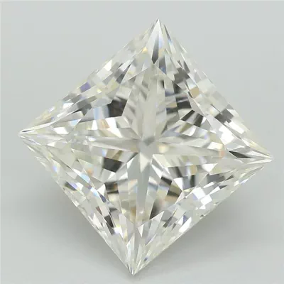 4.05ct F VVS2 Rare Carat Ideal Cut Princess Lab Grown Diamond