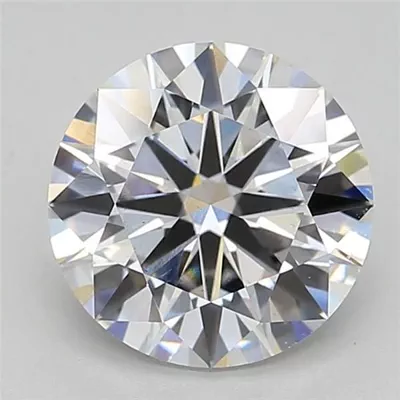 3.01ct E VS2 Rare Carat Ideal Cut Round Lab Grown Diamond