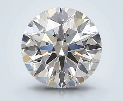 3.09ct E VS2 Rare Carat Ideal Cut Round Lab Grown Diamond
