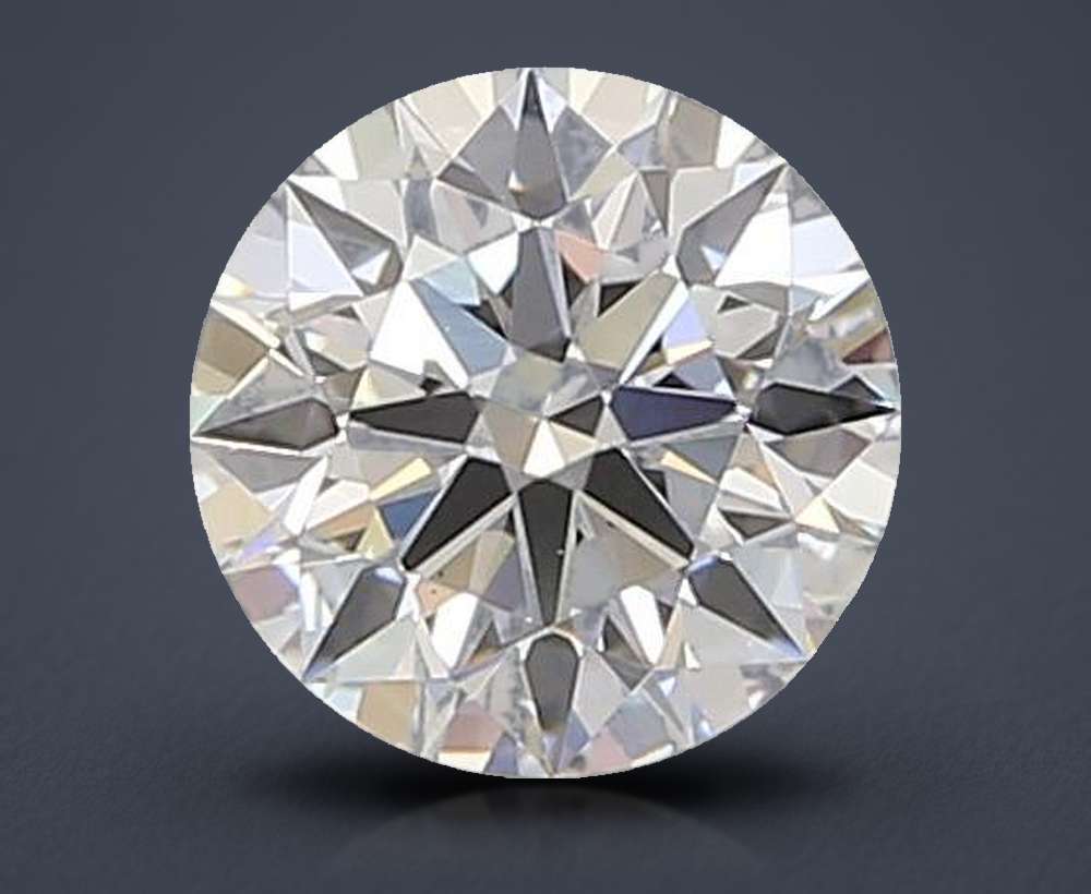3.01ct D VS1 Rare Carat Ideal Cut Round Lab Grown Diamond