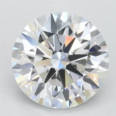 3.74ct D IF Rare Carat Ideal Cut Round Lab Grown Diamond
