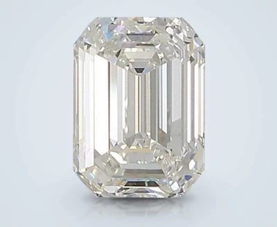 1.51ct H SI1 Rare Carat Ideal Cut Emerald Diamond