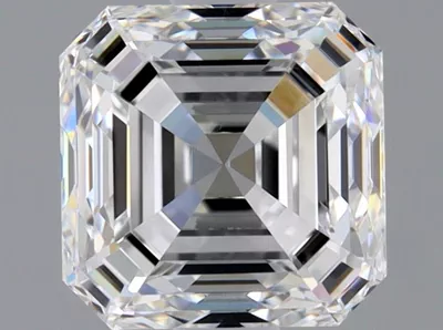 1.25ct E VVS2 Rare Carat Ideal Cut Asscher Diamond