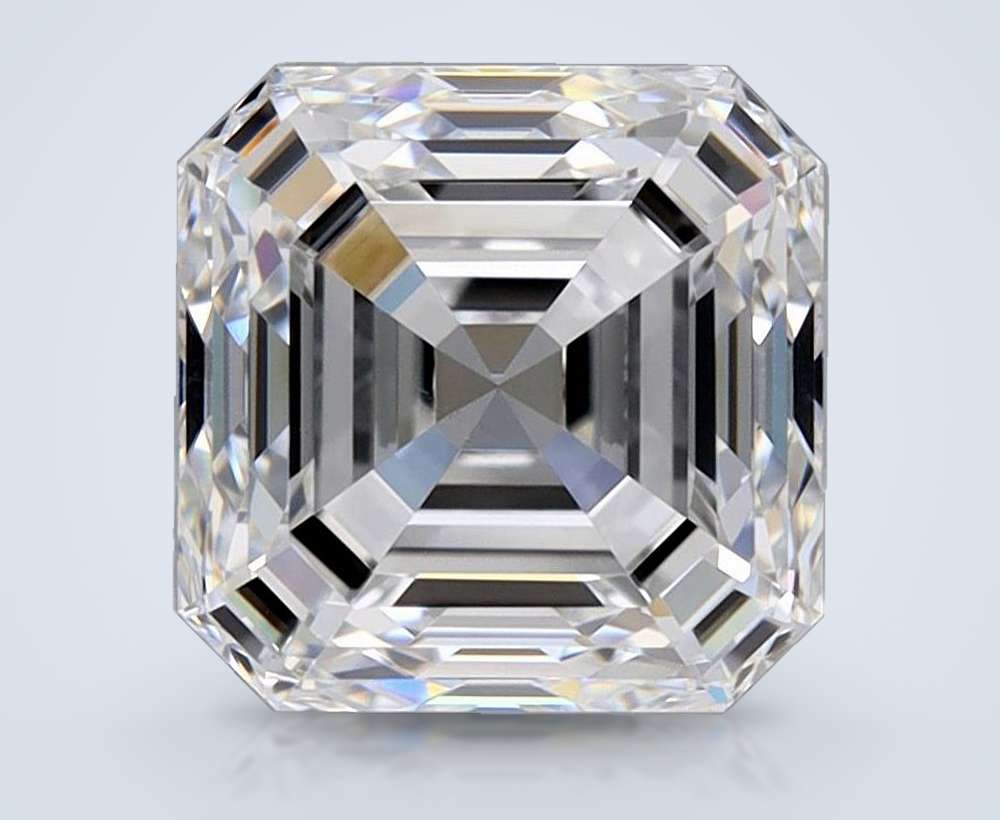 1.25ct E VVS2 Rare Carat Ideal Cut Asscher Diamond