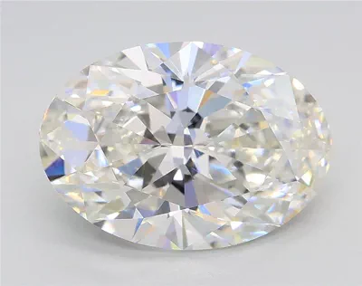 3.02ct F VS1 Rare Carat Ideal Cut Oval Lab Grown Diamond