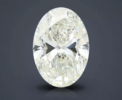 10.57ct H VS2 Rare Carat Ideal Cut Oval Lab Grown Diamond