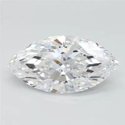 2.08ct D FL Rare Carat Ideal Cut Marquise Lab Grown Diamond