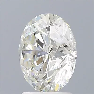 2.71ct I SI1 Rare Carat Ideal Cut Round Diamond