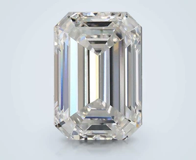 3.04ct F VVS2 Rare Carat Ideal Cut Emerald Lab Grown Diamond
