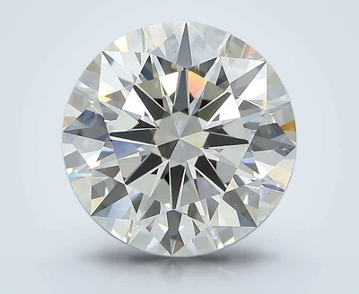5.13ct F VS2 Rare Carat Ideal Cut Round Lab Grown Diamond