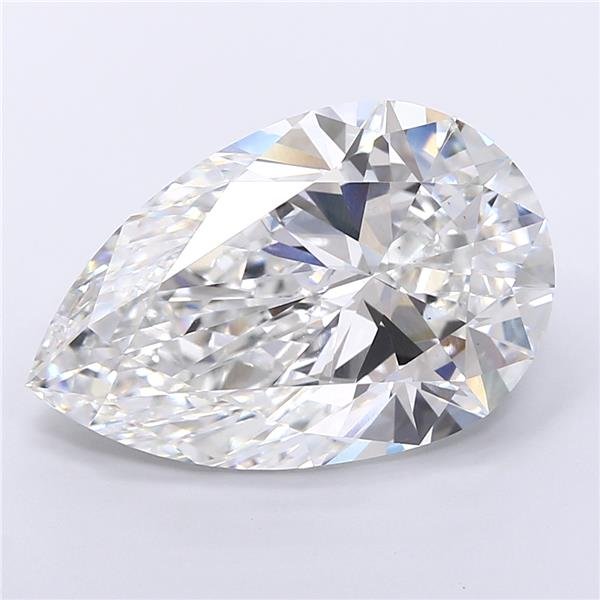 11.06ct E VS1 Rare Carat Ideal Cut Pear Lab Grown Diamond