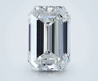 1.00ct H VVS1 Rare Carat Ideal Cut Emerald Diamond