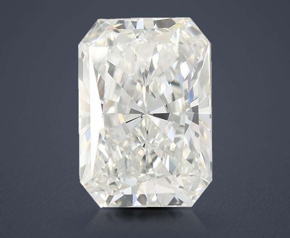 7.09ct F VVS2 Rare Carat Ideal Cut Radiant Lab Grown Diamond