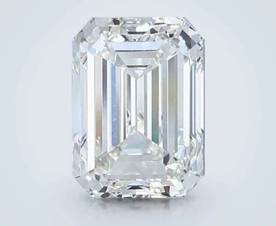 3.19ct I VVS1 Rare Carat Ideal Cut Emerald Diamond