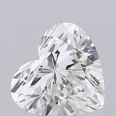 6.10ct F VVS2 Rare Carat Ideal Cut Heart Lab Grown Diamond