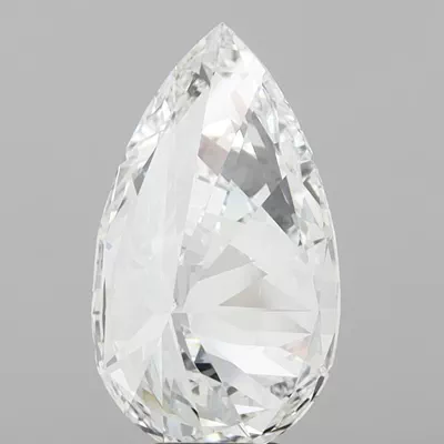 7.57ct E VVS2 Rare Carat Ideal Cut Pear Lab Grown Diamond