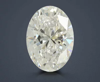 3.51ct E VVS2 Very Good Cut Oval Lab Grown Diamond