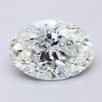 2.52ct I SI1 Rare Carat Ideal Cut Oval Diamond